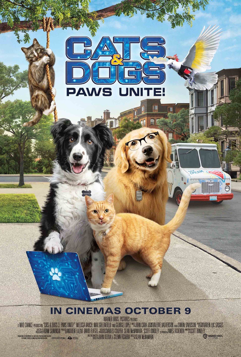 Cats & Dogs 3 Paws Unite (2020) สงครามพยัคฆ์ร้ายขนปุย 3 การรวมตัว หมา